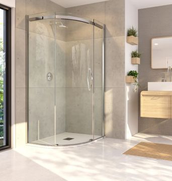 ORO Sliding Quadrant Door by Flair Showers - view 2