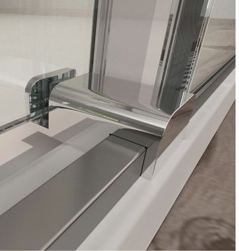 ORO Sliding Door with Two Inline Panels by Flair Showers - view 5