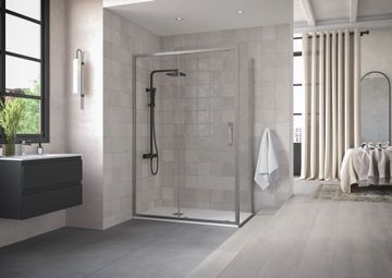 ETO Sliding Door with Inline Panel by Flair Showers - view 2