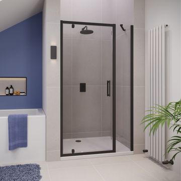 VERVE PRO 8 Pivot Door with Inline Panel by Flair Showers - view 4