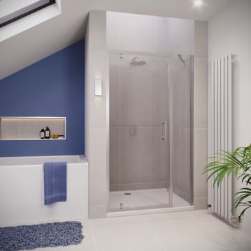 VERVE PRO 8 Pivot Door with Inline Panel by Flair Showers - view 3