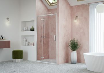 ETO Hinge & Inline Door with Inline Panel by Flair Showers - view 9