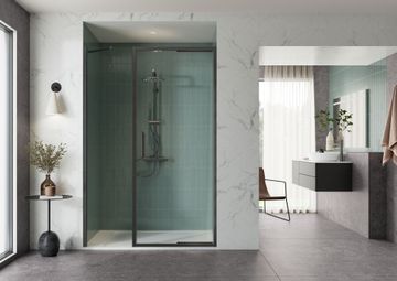 ETO Infold Door with Inline Panel by Flair Showers - view 2