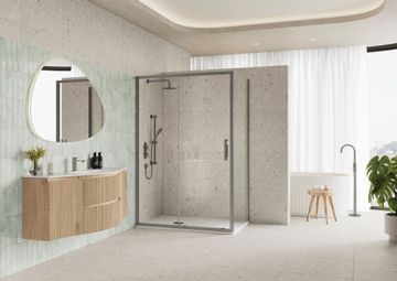 ETO Sliding Door with Inline Panel by Flair Showers - view 7