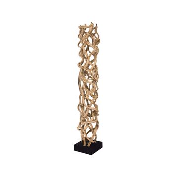 LMP KANO - Natural fibre floor lamp by Flam & Luce - view 2