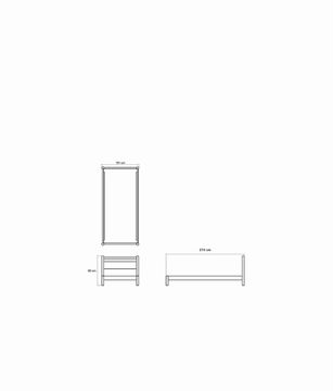 Taku Single Size Bed by KARPENTER - view 5