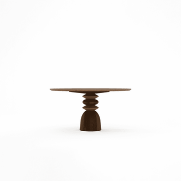 Staccato Round Dining Table 150 Amber Cocoa by KARPENTER - view 2