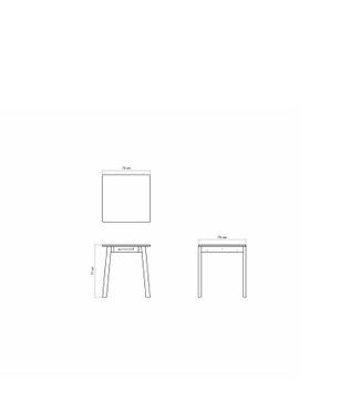 Circa17 Dining Table 70 by KARPENTER - view 5