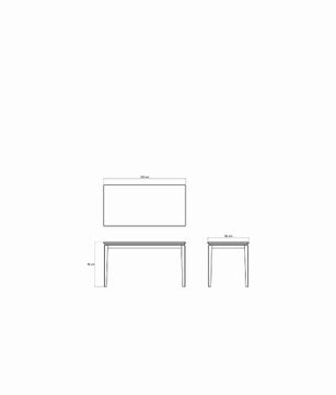 Twenty Twenty Rectangular Dining Table 140 by KARPENTER - view 5