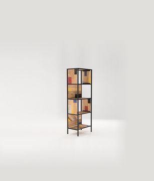 Planke Vertical Rack 4 Compartments by KARPENTER - view 4
