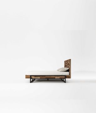 Carv'n in Black Queen Size Bed by KARPENTER - view 4