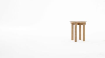 Tenon Round Stool by KARPENTER - view 8