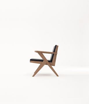 Easy Chair w Leather by KARPENTER - view 3