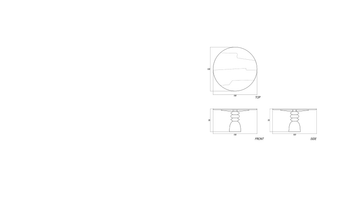 Staccato Round Dining Table 150 Kuro Wenge by KARPENTER - view 8