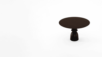 Staccato Round Dining Table 120 Kuro Wenge by KARPENTER - view 7