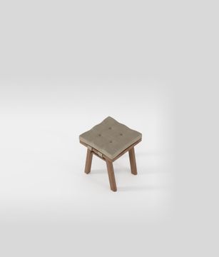 Circa17 Stool with Cushion by KARPENTER - view 3