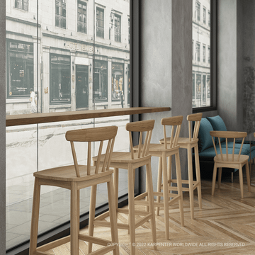Twist Bar Stool by KARPENTER - view 7