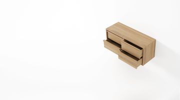 Aequilibris Hanging Cabinet with 4 Drawers by KARPENTER - view 8