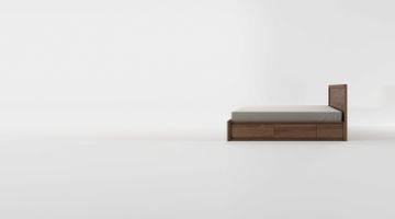 Circa17 King Size Bed Solid Headboard by KARPENTER - view 8