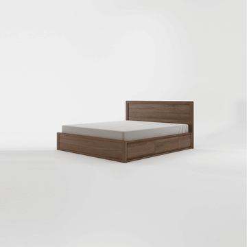 Circa17 King Size Bed Solid Headboard by KARPENTER - view 2