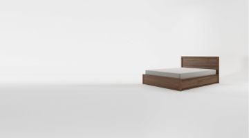 Circa17 King Size Bed Solid Headboard by KARPENTER - view 7