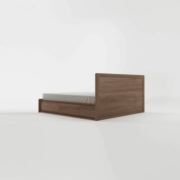 Circa17 King Size Bed Solid Headboard by KARPENTER - view 4