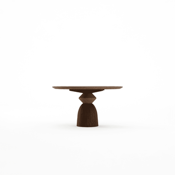 Staccato Round Coffee Table Amber Cocoa by KARPENTER - view 2