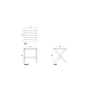 Idle Moose Folding Dining Table by KARPENTER - view 5