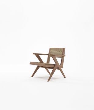 Easy Chair w Natural Rattan by KARPENTER - view 2