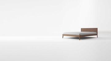 Vintage Queen Size Bed by KARPENTER - view 4