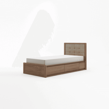 Circa17 Single Size Bed Fabric Headbroad by KARPENTER - view 2
