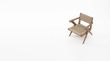 Easy Chair w Natural Paper Cord by KARPENTER - view 7