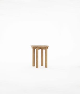 Tenon Round Stool by KARPENTER - view 4