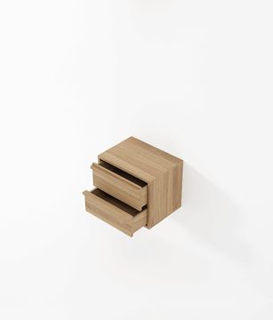 Aequilibris Hanging Cabinet with 2 Drawers by KARPENTER - view 3