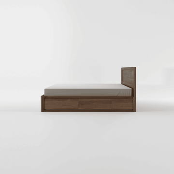 Circa17 King Size Bed Solid Headboard by KARPENTER - view 3