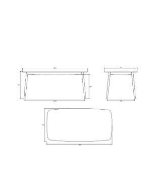 Twist Rectangular Dining Table 180 by KARPENTER - view 3