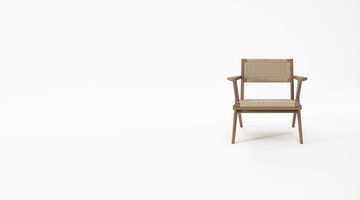 Easy Chair w Natural Paper Cord by KARPENTER - view 5