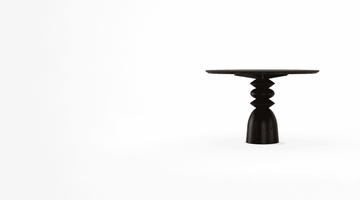 Staccato Round Dining Table 120 Kuro Wenge by KARPENTER - view 6