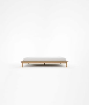 Tenon Queen Size Bed Without Headboard by KARPENTER - view 4