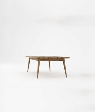 Vintage Outdoor Rectangular Coffee Table 120 by KARPENTER - view 3