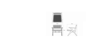 Easy Chair w Natural Paper Cord by KARPENTER - view 8