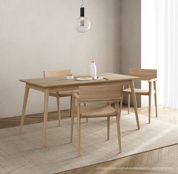 Vintage Rectangular Dining Table 160 by KARPENTER - view 7