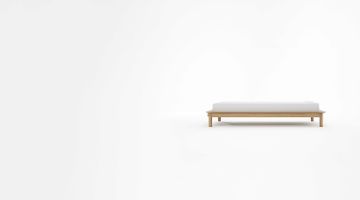 Tenon Single Size Bed Without Headboard by KARPENTER - view 8