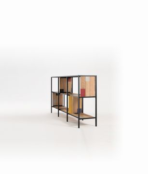 Planke Horizontal Rack 6 Compartments by KARPENTER - view 4