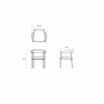 Armchair w Leather by KARPENTER - view 5