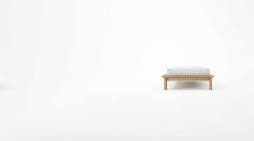 Tenon Single Size Bed Without Headboard by KARPENTER - view 5