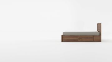 Circa17 Single Size Bed Solid Headboard by KARPENTER - view 8