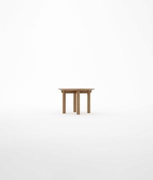 Tenon Round Coffee Table 60 by KARPENTER - view 2