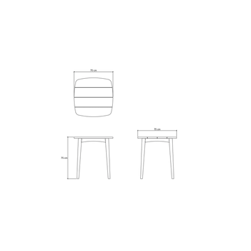 Grasshopper Outdoor Square Dining Table 70 by KARPENTER - view 5