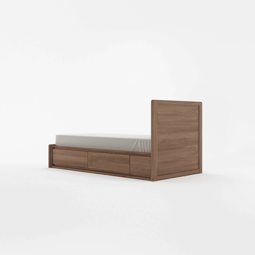 Circa17 Single Size Bed Solid Headboard by KARPENTER - view 4